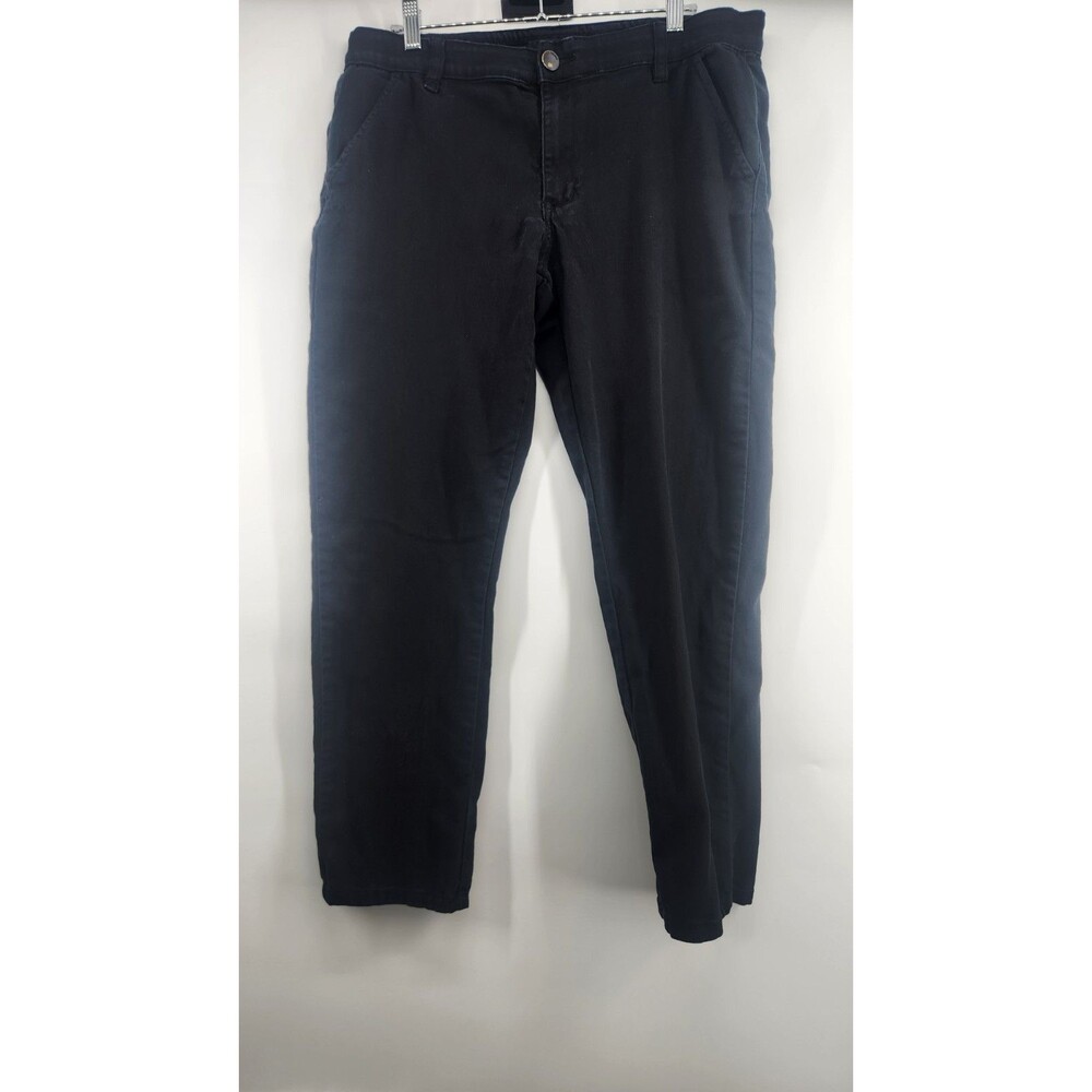 Fried Denim Mens‎ 34X30 Slim Fit Black Casual Front Pocket Pants